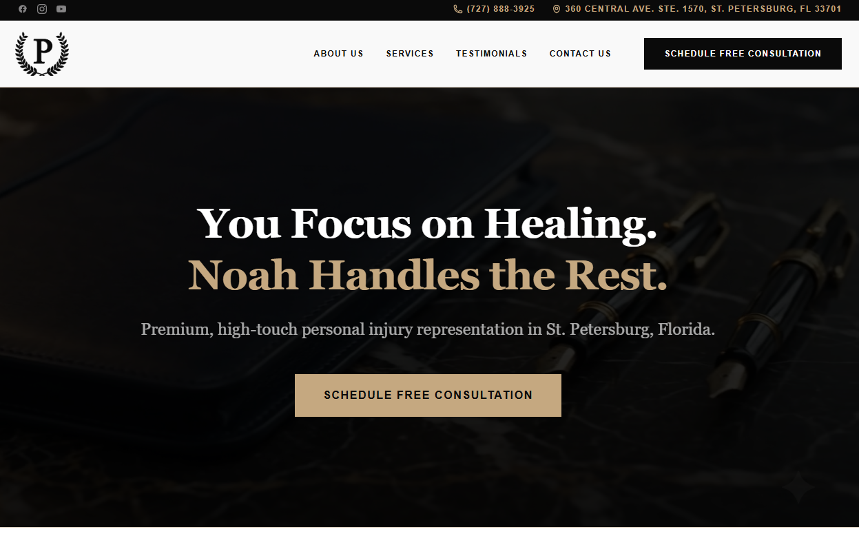Pipas Law Group Website